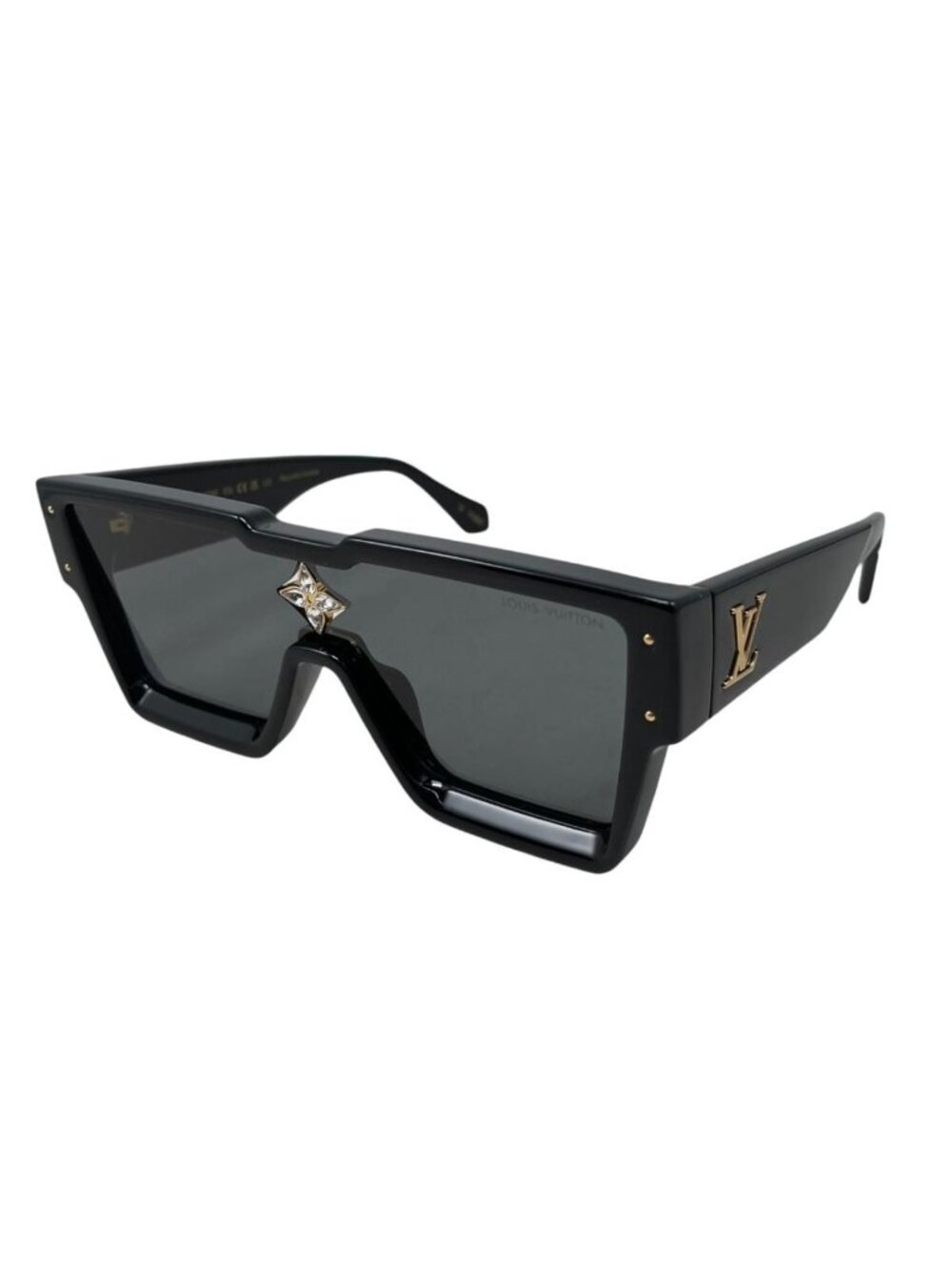 Louis Vuitton Sunglasses Cyclone Black Gold Eyewear